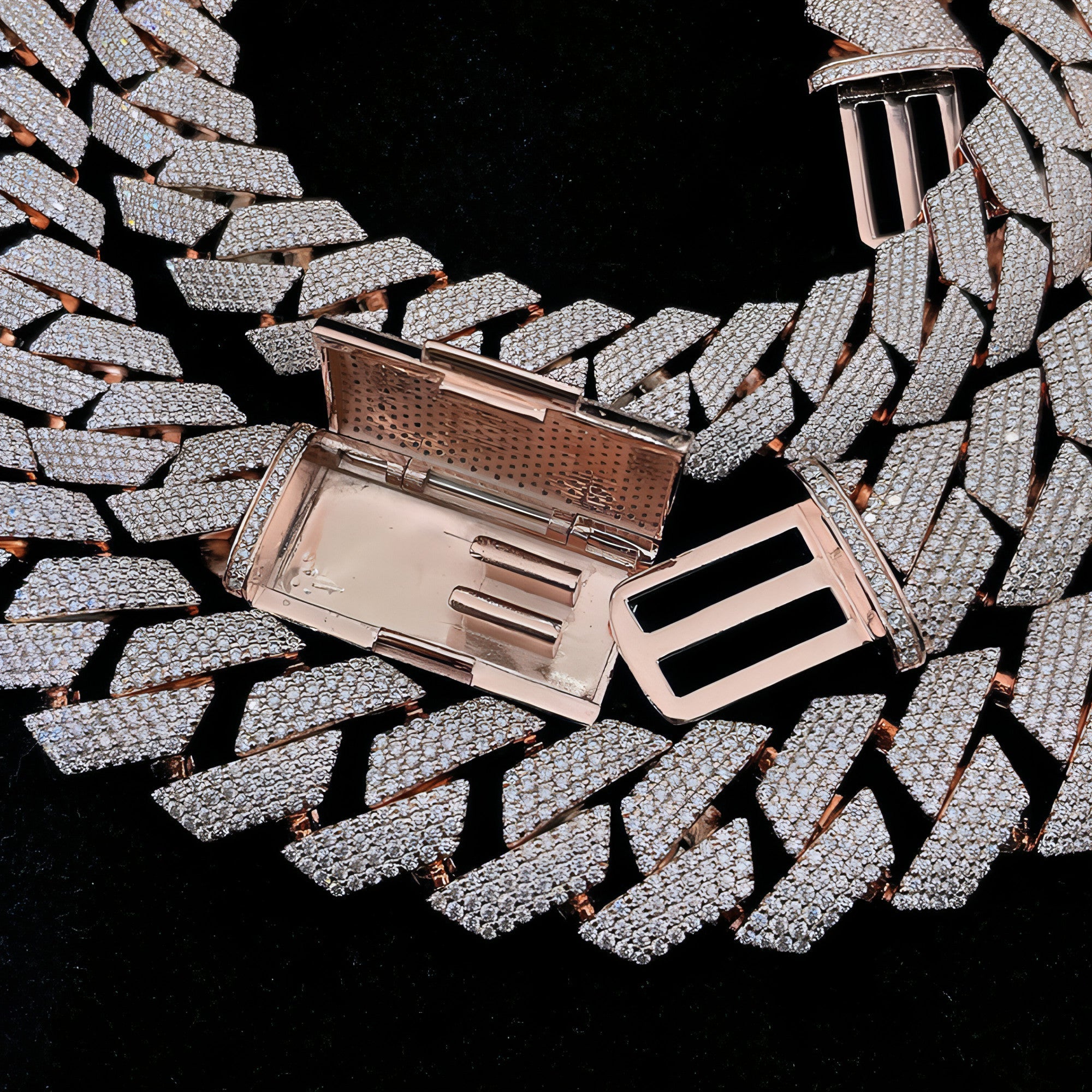 Moissanite Cuban Link Chain - S925 Silver