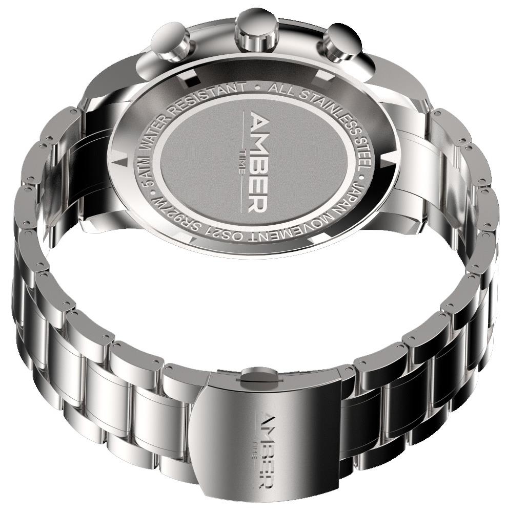 Men's Quartz Chronograph Watch - Stainless Steel