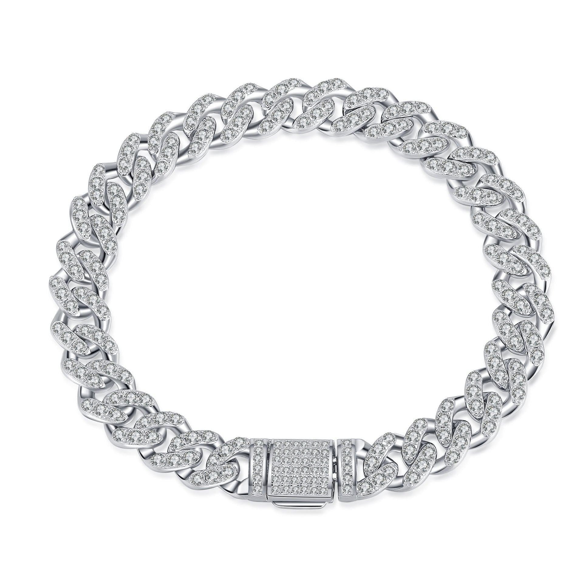 Cuban Link Moissanite Bracelet