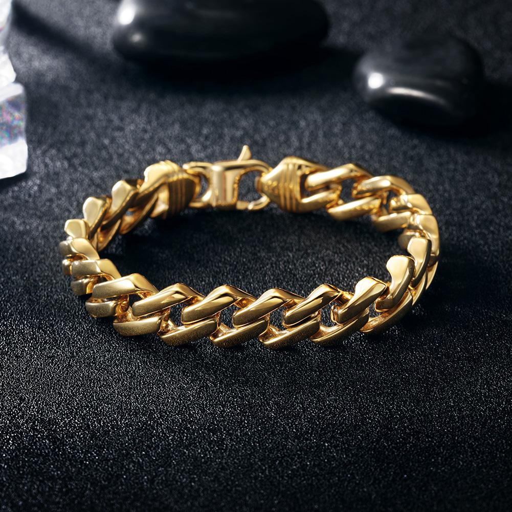Cuban Chain Bracelet - Lobster Clasp