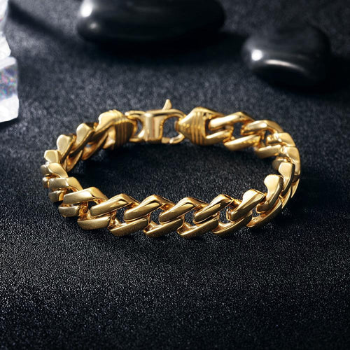 Cuban Chain Bracelet - Lobster Clasp
