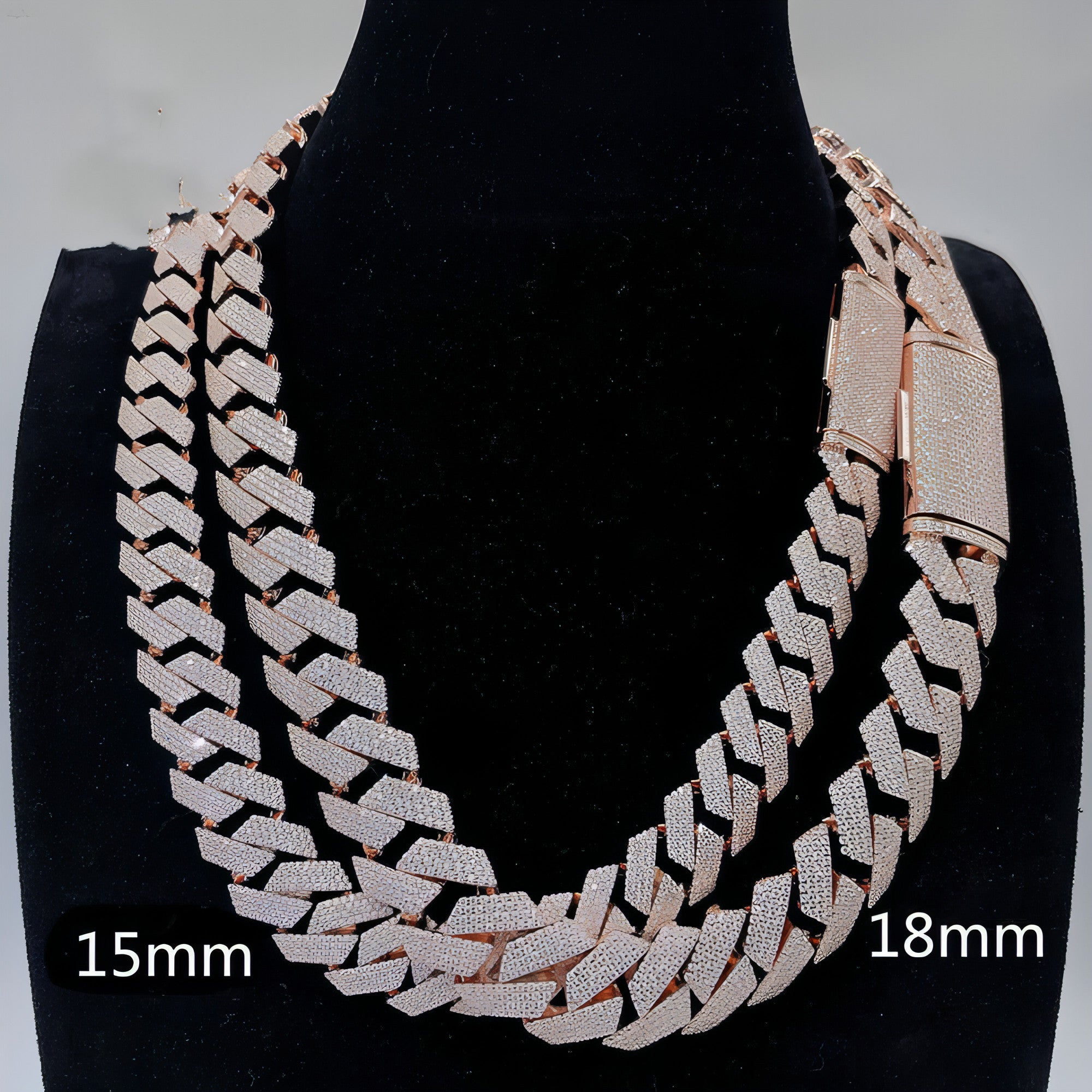 Moissanite Cuban Link Chain - S925 Silver