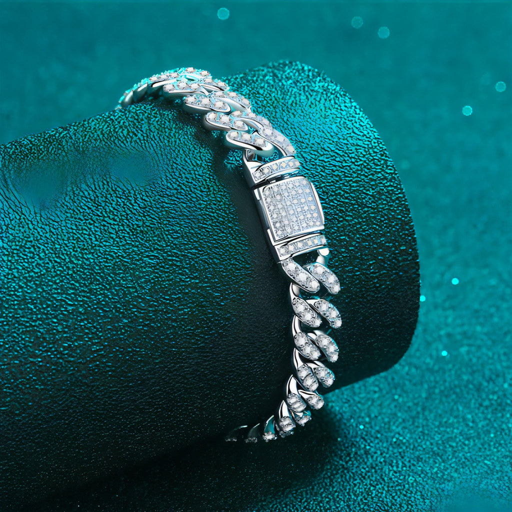 Cuban Link Moissanite Bracelet