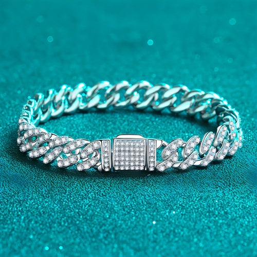 Cuban Link Moissanite Bracelet