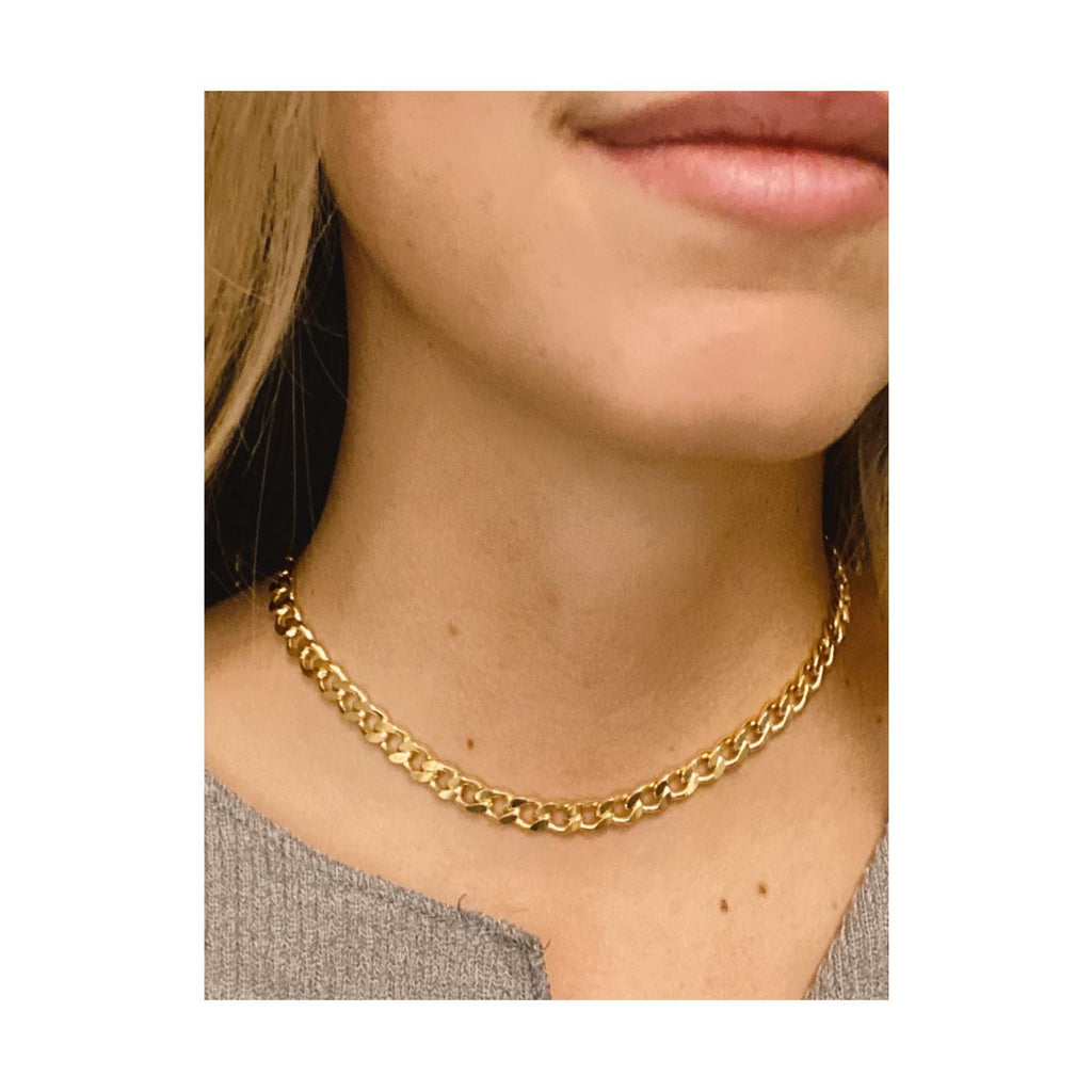 Leila Cuban Link Choker - Women’s
